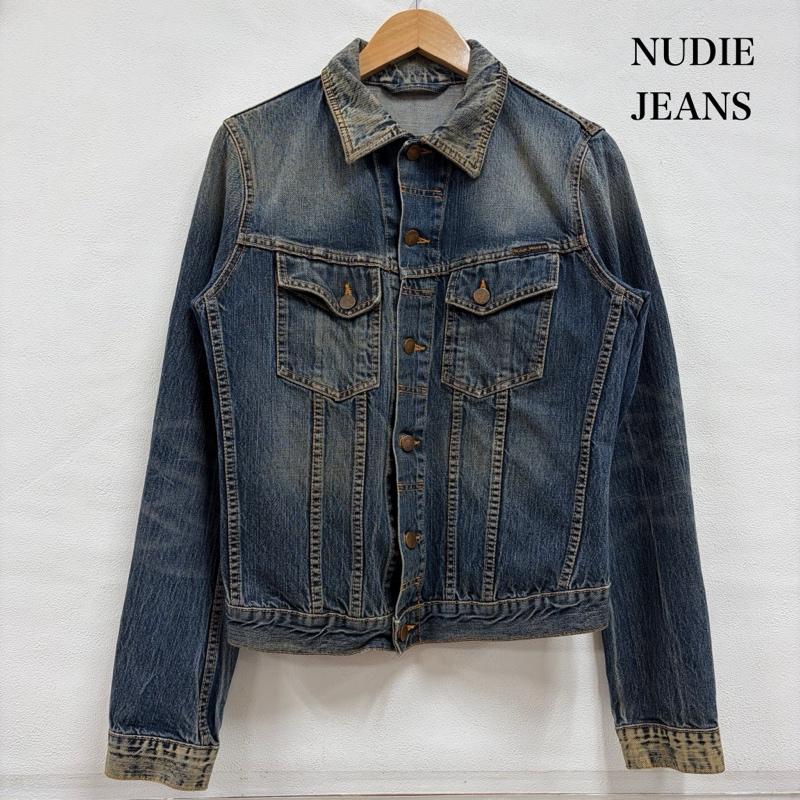 ヌーディージーンズ Nudie Jeans ジャケット、上着 ジャケット、ブレザー デニムジャケット Gジャン ヴィンテージ加工 TERRY イタリア製 S インディゴ / インディゴ / Indigo メンズ USED 古着 中古 50156645