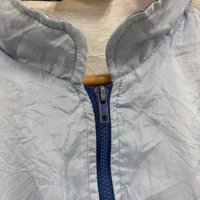ヴィンテージ VINTAGE ジャケット、上着 ジャンパー、ブルゾン カラーブロックデザイン ナイロンジャケット サテン フルジップ M 水色 / ライトブルー / X マルチカラー / マルチカラー / multicolor メンズ USED 古着 中古 50156649