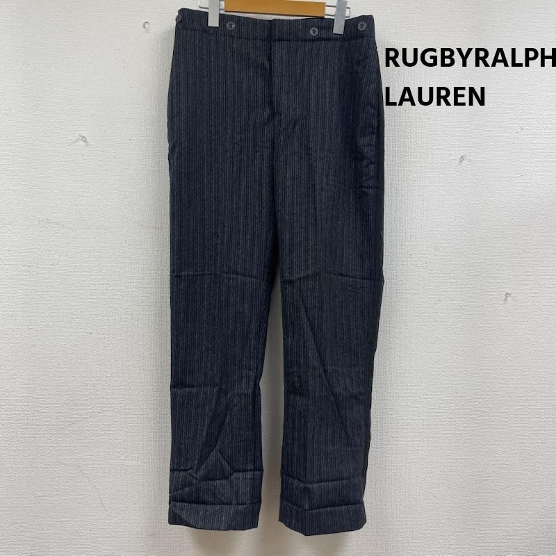ラグビーラルフローレン RUGBYRALPHLAUREN パンツ ワークパンツ、ペインターパンツ ピンストライプ 柄 ウール シンチバック パンツ 30インチ ダークグレー / ダークグレー / メンズ USED 古着 中古 50156652