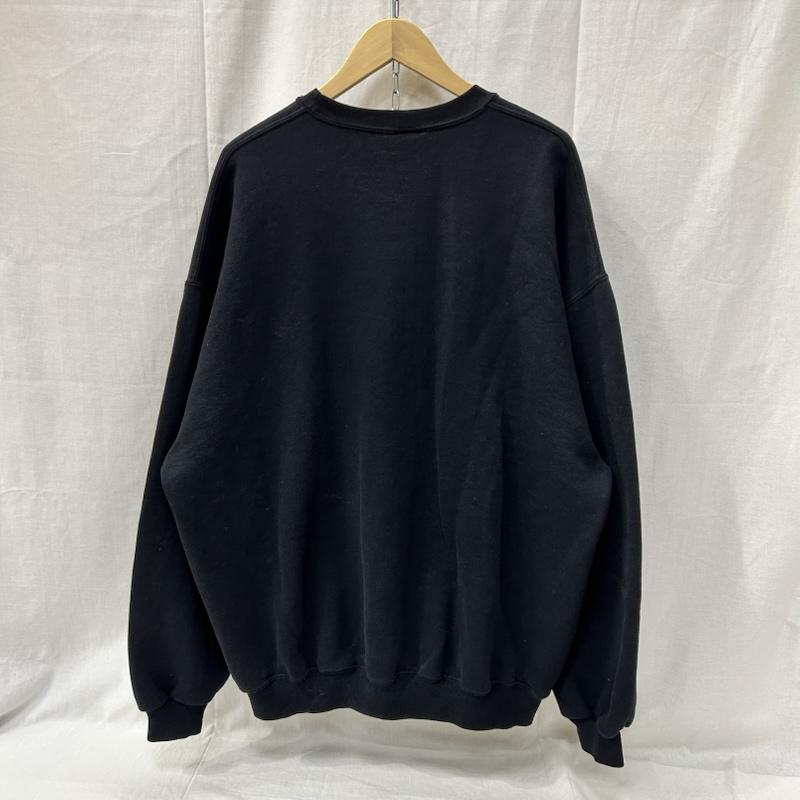 ラッセル RUSSELL トレーナー 半袖 90s 刺繍タグ チームプリントスウェット black XXL mexico製 saftball XXL プリント 黒 / ブラック / black メンズ USED 古着 中古 50156657