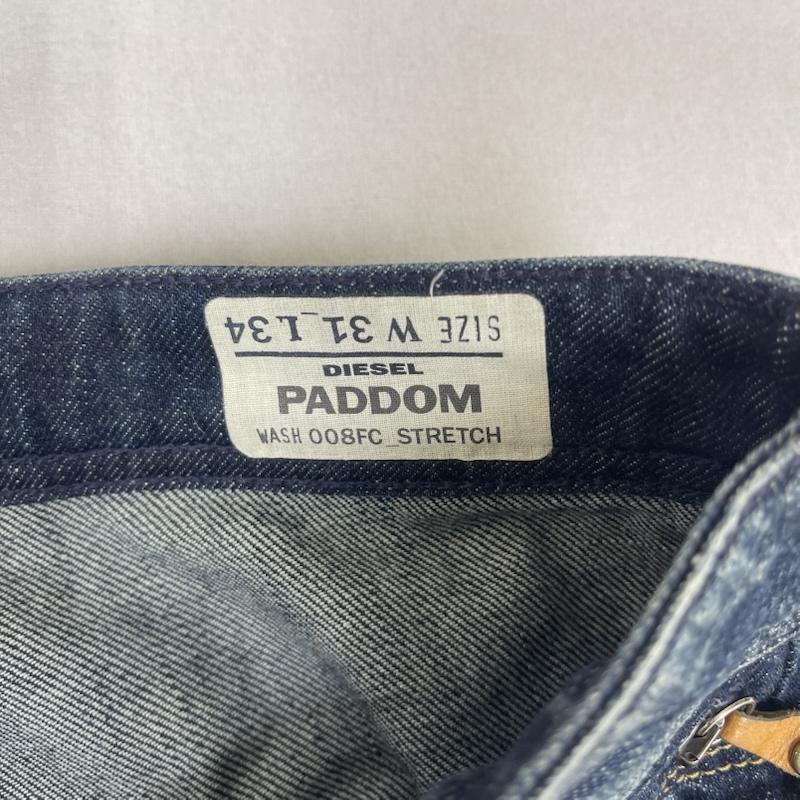 ディーゼル DIESEL パンツ デニム、ジーンズ PADDOM ストレート デニム パンツ 31インチ インディゴ / インディゴ / Indigo メンズ USED 古着 中古 50156665