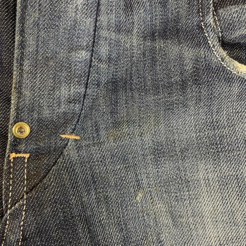 ジースターロゥ G-STAR RAW パンツ デニム、ジーンズ 色落ち加工 シンチバック ジーンズ ジーパン デニム パンツ 32インチ インディゴ / インディゴ / Indigo メンズ USED 古着 中古 50156675