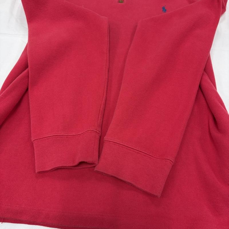 ポロラルフローレン POLO RALPH LAUREN トレーナー 長袖 ハイネック ハーフジップ ポニー刺繡 トレーナー スウェット ヴィンテージ XL ワンポイント X ロゴ、文字 X 刺繍 赤 / レッド / red X 紺 / ネイビー / navy メンズ USED 古着 中古 50156684