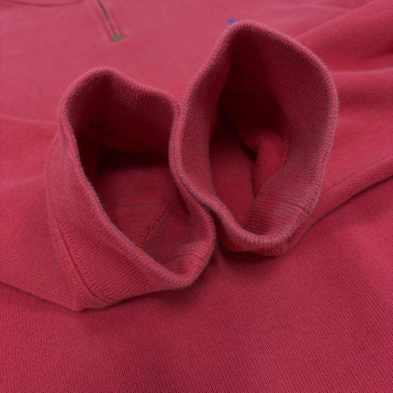 ポロラルフローレン POLO RALPH LAUREN トレーナー 長袖 ハイネック ハーフジップ ポニー刺繡 トレーナー スウェット ヴィンテージ XL ワンポイント X ロゴ、文字 X 刺繍 赤 / レッド / red X 紺 / ネイビー / navy メンズ USED 古着 中古 50156684