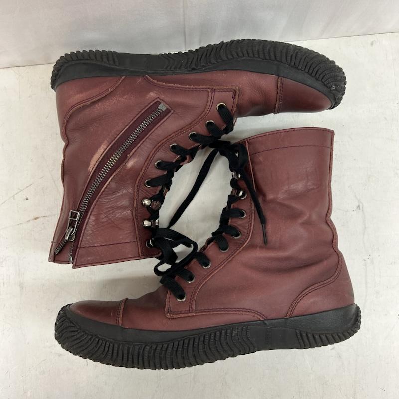 スピングルムーブ SPINGLE MOVE ブーツ 一般 スムースレザー ミリタリーブーツ SPM-419 L 26.5cm えんじ / ワインレッド / dark red メンズ USED 古着 中古 50156704