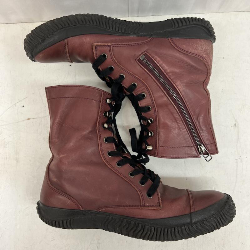 スピングルムーブ SPINGLE MOVE ブーツ 一般 スムースレザー ミリタリーブーツ SPM-419 L 26.5cm えんじ / ワインレッド / dark red メンズ USED 古着 中古 50156704