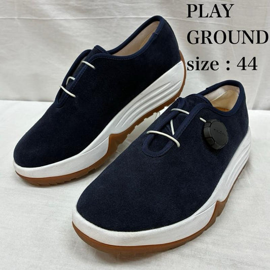 古着 USED スニーカー スニーカー PG プレイ グラウンド PLAY GROUND フリー ロック カウ スエード ダッド シューズ GARDEN スニーカー 44 - 紺 / ネイビー / navy メンズ USED 古着 中古 50156724