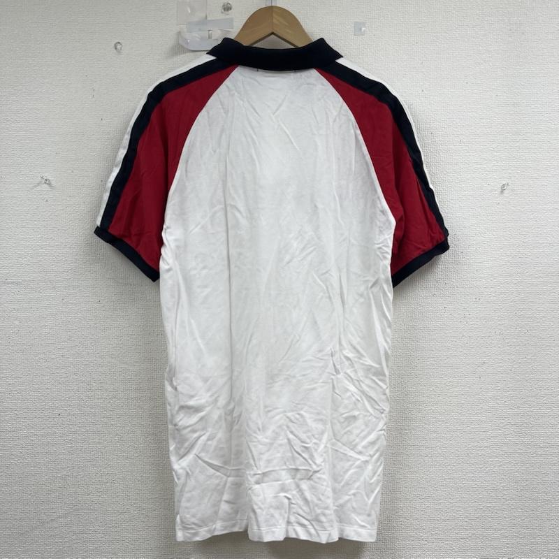 ポロスポーツラルフローレン POLOSPORT ポロシャツ 半袖 USA製 ロゴ プリント ポロ シャツ 半袖 L 白 / ホワイト / white メンズ USED 古着 中古 50156739