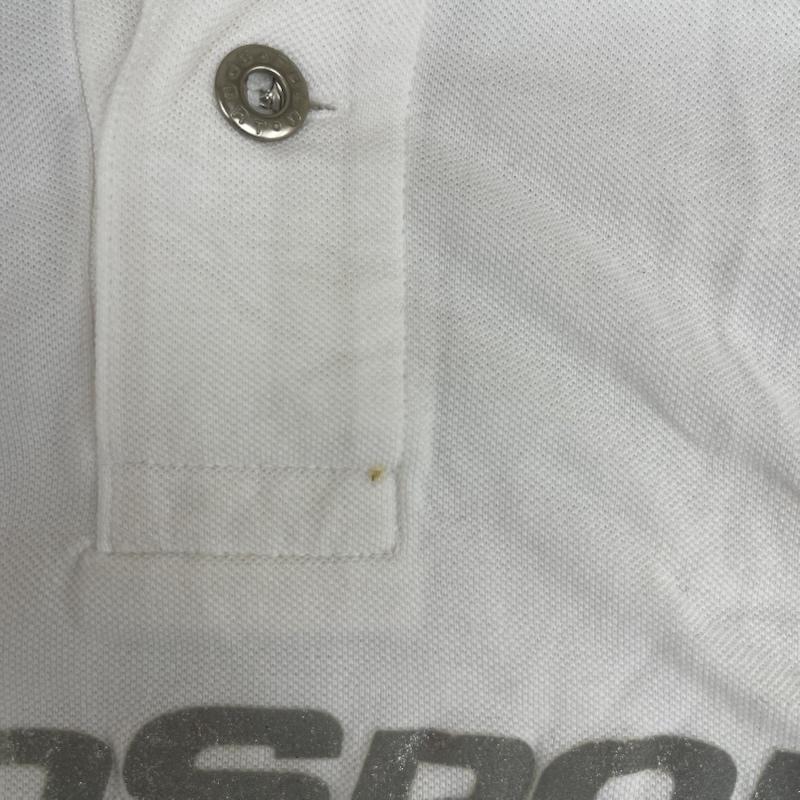 ポロスポーツラルフローレン POLOSPORT ポロシャツ 半袖 USA製 ロゴ プリント ポロ シャツ 半袖 L 白 / ホワイト / white メンズ USED 古着 中古 50156739