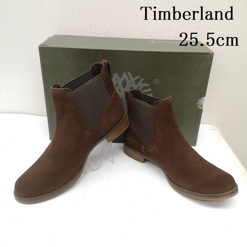 ティンバーランド Timberland ブーツ 一般 スエード サイドゴア ブーツ 25.5cm 茶 / ブラウン / brown メンズ USED 古着 中古 50156744