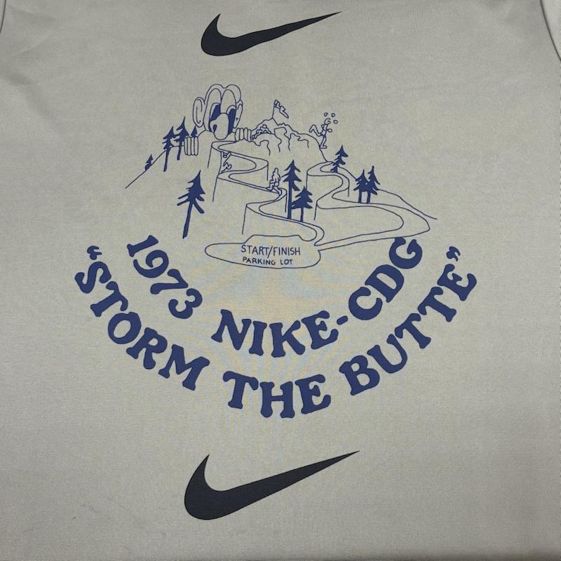 ブラックコムデギャルソン BLACK COMME des GARCONS Tシャツ 半袖 NIKE ナイキ コラボ Tシャツ 1H-T104 XXL ロゴ、文字 X プリント メンズ USED 古着 中古 50156745