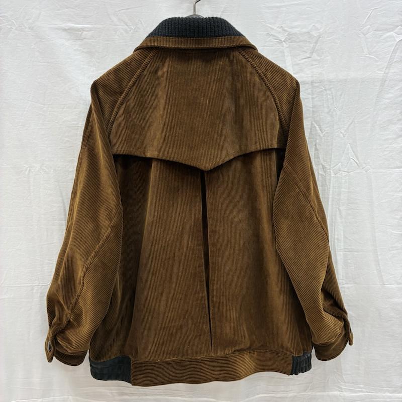 カラー kolor ジャケット、上着 ジャンパー、ブルゾン 25AW コーデュロイ ブルゾン 25WCM-G04103 タグ付き 3 茶 / ブラウン / brown X 黒 / ブラック / black メンズ USED 古着 中古 50156753