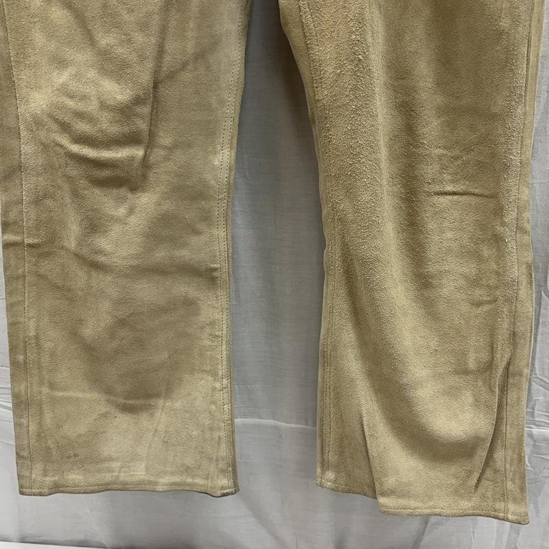 ビービーエイチクロッシング B.B.H.CLOTHING ボトムス ボトムス 90年代 ビンテージ 牛革 スエード カウレザー パンツ パキスタン製 33インチ ベージュ / ベージュ / beige メンズ USED 古着 中古 50156762