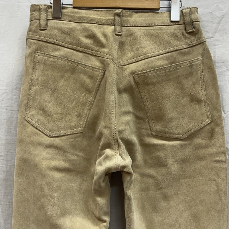ビービーエイチクロッシング B.B.H.CLOTHING ボトムス ボトムス 90年代 ビンテージ 牛革 スエード カウレザー パンツ パキスタン製 33インチ ベージュ / ベージュ / beige メンズ USED 古着 中古 50156762