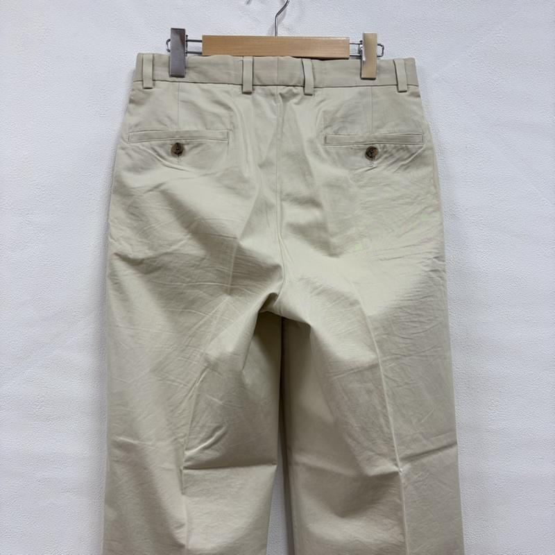 ブルックス ブラザーズ BROOKS BROTHERS パンツ チノパン 2タック チノパン カジュアル フォーマル パンツ ジッパーフライ 30インチ 無地 ナチュラル / ナチュラル / メンズ USED 古着 中古 50156776