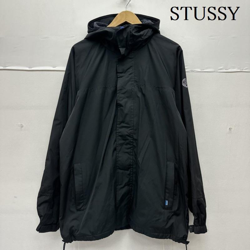ステューシー STUSSY ジャケット、上着 ジャンパー、ブルゾン 90s SSリンク ロゴ ナイロン ジャケット - 黒 / ブラック / black メンズ USED 古着 中古 50156783