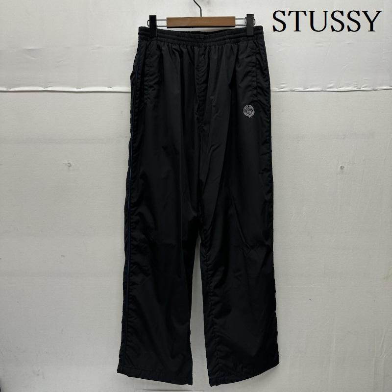 ステューシー STUSSY パンツ ワークパンツ、ペインターパンツ 90s SSリンク ロゴ ナイロン パンツ - 黒 / ブラック / black メンズ USED 古着 中古 50156784
