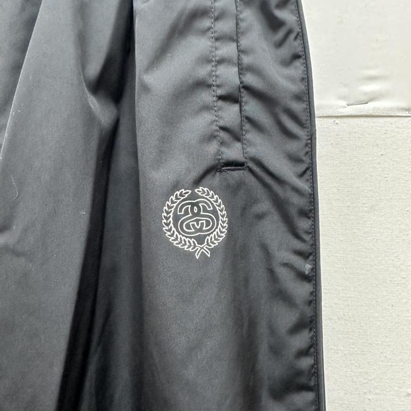 ステューシー STUSSY パンツ ワークパンツ、ペインターパンツ 90s SSリンク ロゴ ナイロン パンツ - 黒 / ブラック / black メンズ USED 古着 中古 50156784