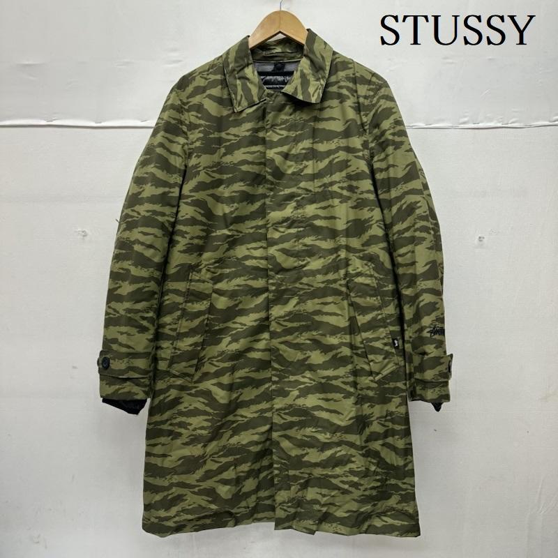 ステューシー STUSSY コート コート一般 nano universe 迷彩 カモフラ ナイロン コート NUC44CT0951HO M カーキオリーブ / カーキオリーブ / メンズ USED 古着 中古 50156785