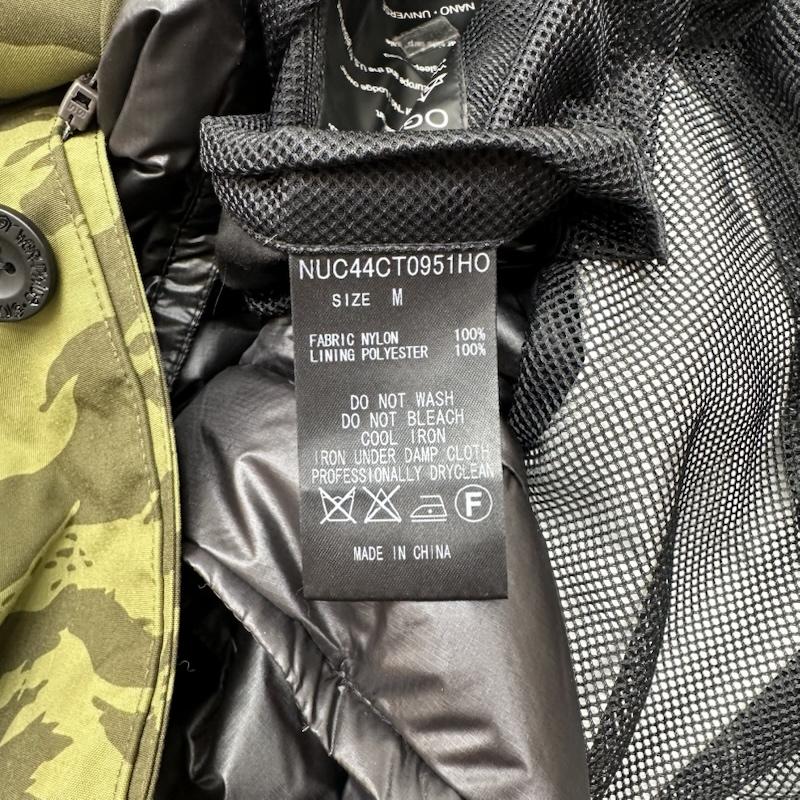 ステューシー STUSSY コート コート一般 nano universe 迷彩 カモフラ ナイロン コート NUC44CT0951HO M カーキオリーブ / カーキオリーブ / メンズ USED 古着 中古 50156785