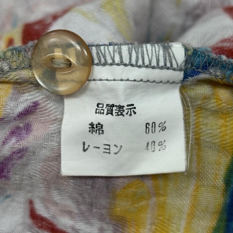 古着 USED シャツ、ブラウス 長袖 INFINITY 90年代 日本製 コットン レーヨン マーブル柄 オーバーサイズ シャツ - メンズ USED 古着 中古 50156797