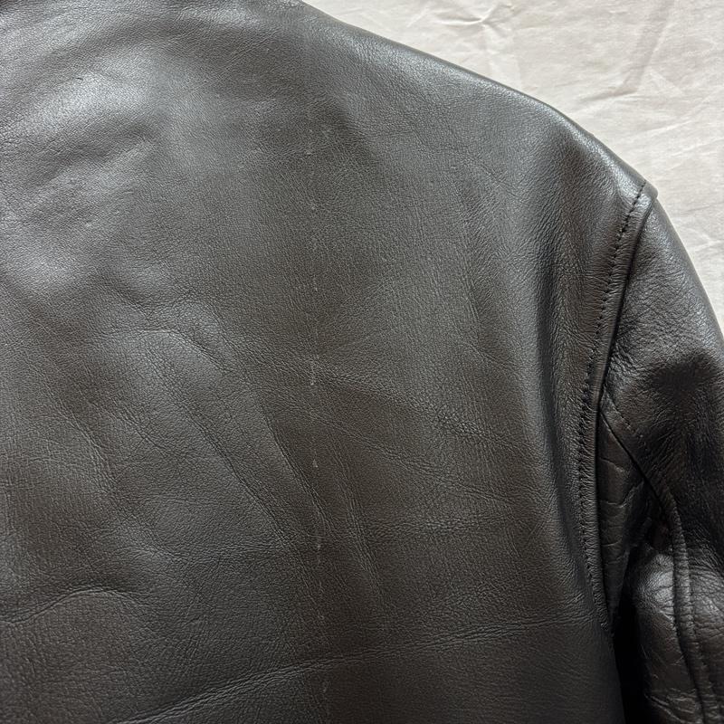 古着 USED ジャケット、上着 レザージャケット Axel アクセル バッファロー レザー ダブル ライダース ジャケット XXL 黒 / ブラック / black メンズ USED 古着 中古 50156802