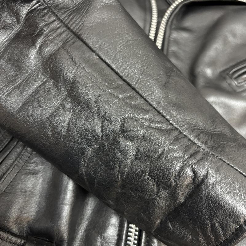 古着 USED ジャケット、上着 レザージャケット Axel アクセル バッファロー レザー ダブル ライダース ジャケット XXL 黒 / ブラック / black メンズ USED 古着 中古 50156802