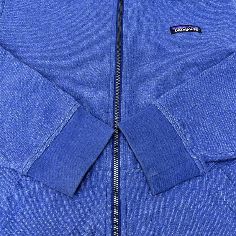 パタゴニア patagonia パーカー 長袖 M s P-6 Label LW Full-Zip Hoody blue S S ロゴ、文字 X ワンポイント 青 / ブルー / blue メンズ USED 古着 中古 50156813
