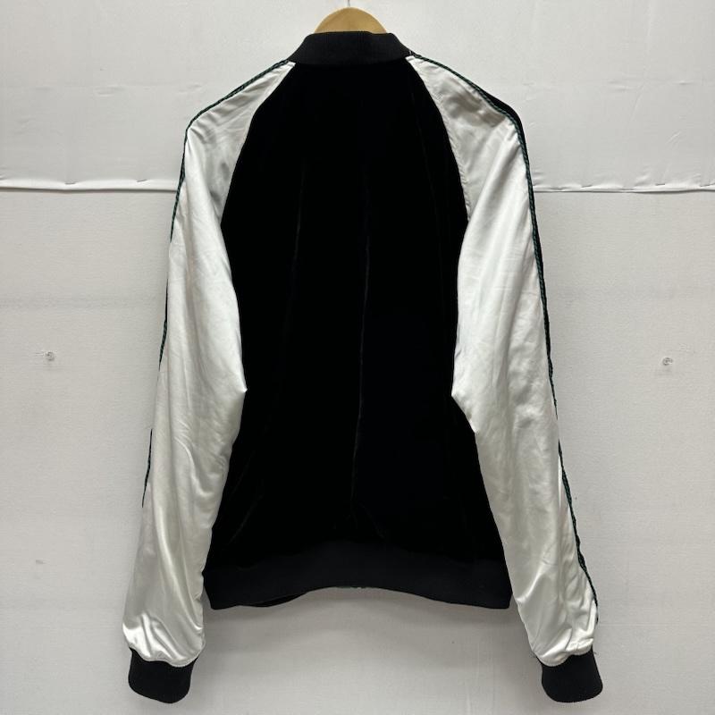 ディーゼル DIESEL ジャケット、上着 ジャンパー、ブルゾン サテン ベロア リバーシブル スカジャン L 緑 / グリーン / green X 黒 / ブラック / black メンズ USED 古着 中古 50156820