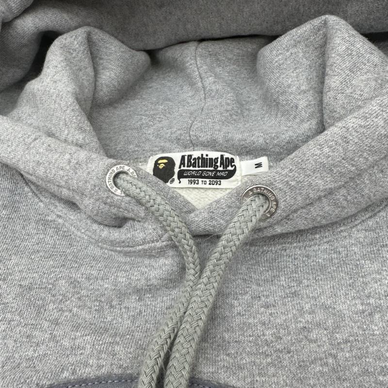 アベイシングエイプ A BATHING APE パーカー 長袖 kid cudi フロント ワッペン パーカー 001PPG731902X M 灰 / グレー / gray メンズ USED 古着 中古 50156824