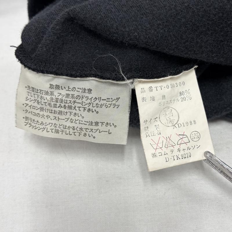 コムデギャルソン COMME des GARCONS カットソー 長袖 tricot ベロア 無地 カットソー - 無地 黒 / ブラック / black レディース USED 古着 中古 50156826