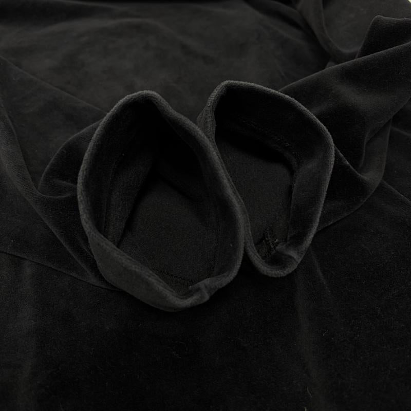 コムデギャルソン COMME des GARCONS カットソー 長袖 tricot ベロア 無地 カットソー - 無地 黒 / ブラック / black レディース USED 古着 中古 50156826
