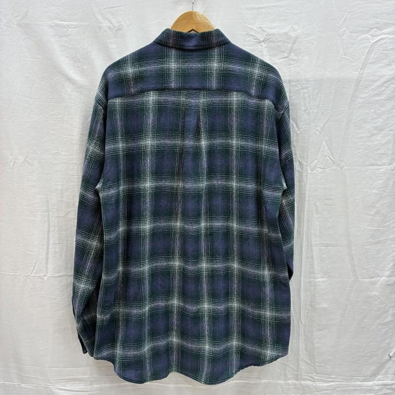 オーラリー AURALEE シャツ、ブラウス 長袖 25AW AIRY WOOL CHECK SHIRT エアリー ウール チェック シャツ A25AS01WN 5 チェック メンズ USED 古着 中古 50156832
