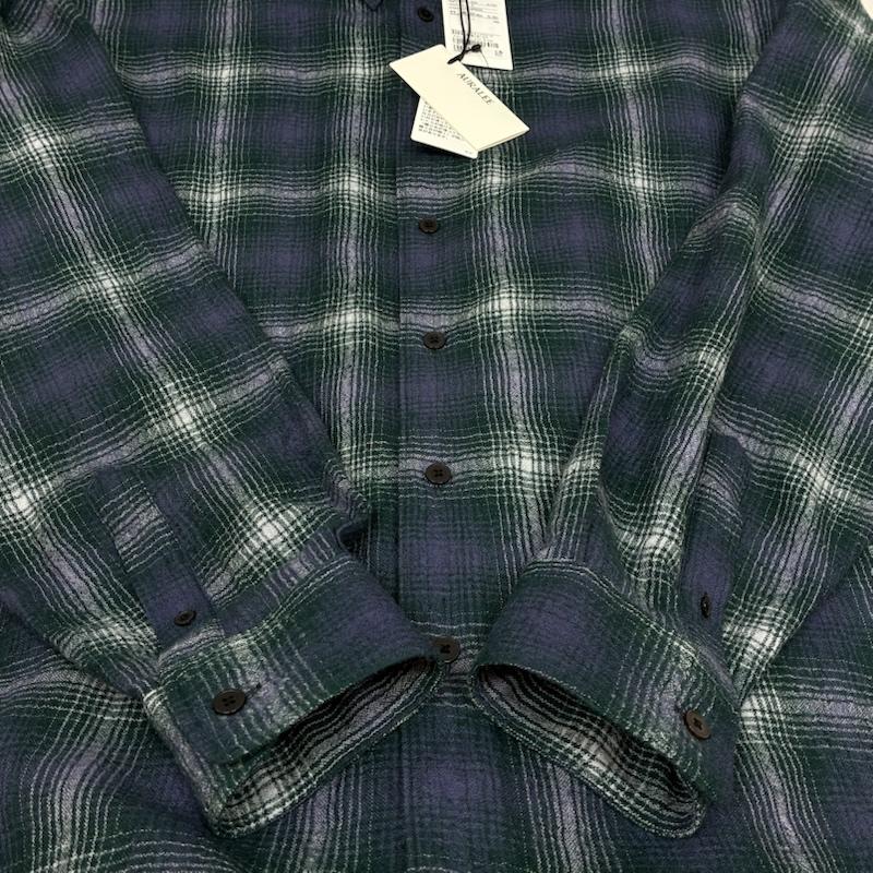 オーラリー AURALEE シャツ、ブラウス 長袖 25AW AIRY WOOL CHECK SHIRT エアリー ウール チェック シャツ A25AS01WN 5 チェック メンズ USED 古着 中古 50156832