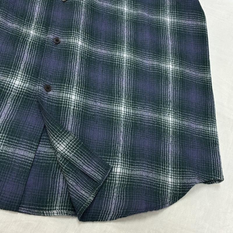 オーラリー AURALEE シャツ、ブラウス 長袖 25AW AIRY WOOL CHECK SHIRT エアリー ウール チェック シャツ A25AS01WN 5 チェック メンズ USED 古着 中古 50156832