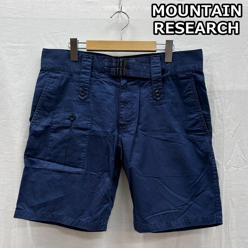 マウンテンリサーチ MOUNTAIN RESEARCH パンツ ショートパンツ Sett ブリティッシュ ショーツ ショート ハーフ パンツ MTR-758 XL 紺 / ネイビー / navy メンズ USED 古着 中古 50156852