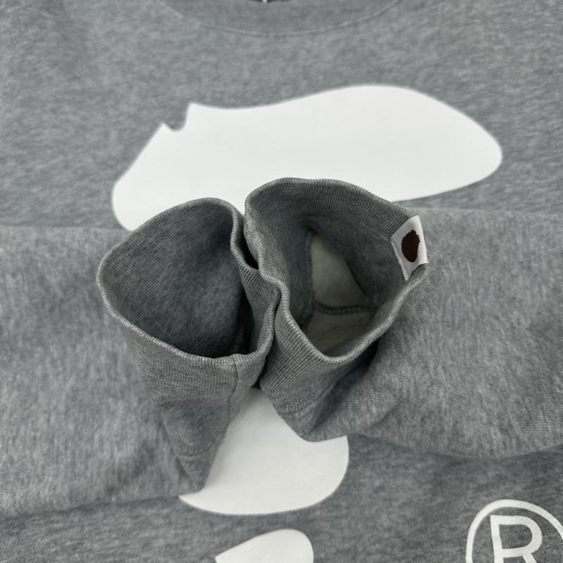 アベイシングエイプ A BATHING APE トレーナー 長袖 大猿 プリント クルーネック スウェット 004SWC701007X XL 灰 / グレー / gray メンズ USED 古着 中古 50156860