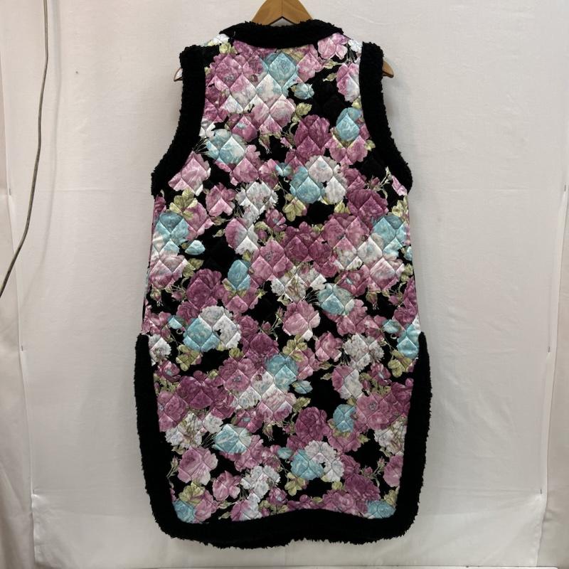 ノワール ケイニノミヤ noir kei ninomiya ジャケット、上着 ジャンパー、ブルゾン 花柄 ボア リバーシブル キルティング ベスト 3J-V006 S レディース USED 古着 中古 50156871