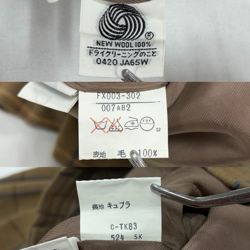 バーバリーズ BURBERRYS スカート ひざ丈スカート チェック プリーツ スカート - チェック ベージュ / ベージュ / beige レディース USED 古着 中古 50156889