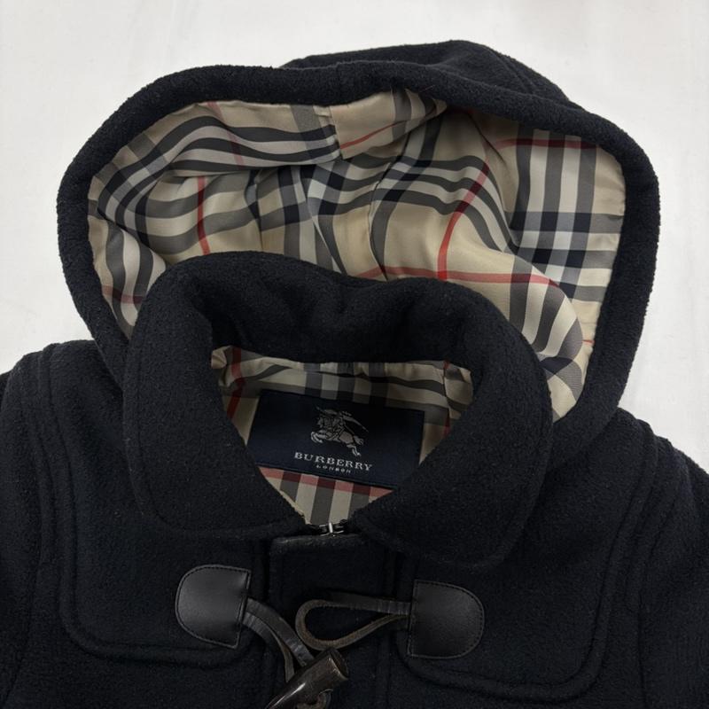 バーバリーロンドン Burberry London コート コート一般 ダッフルコート ジップアップ ノバチェック 90cm チェック 紺 / ネイビー / navy ガールズ USED 古着 中古 50156895