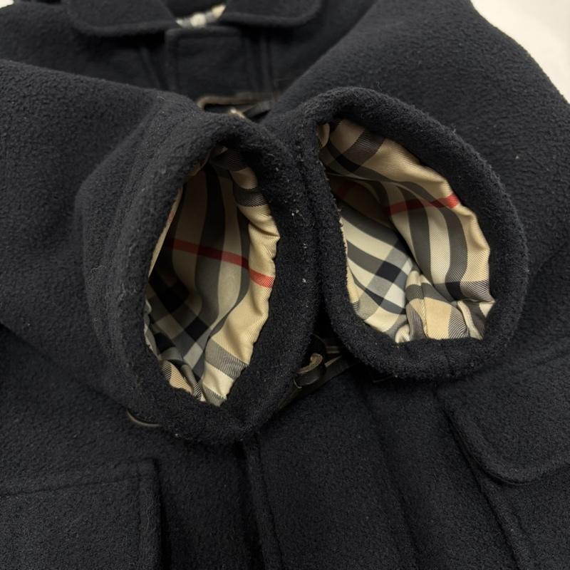 バーバリーロンドン Burberry London コート コート一般 ダッフルコート ジップアップ ノバチェック 90cm チェック 紺 / ネイビー / navy ガールズ USED 古着 中古 50156895