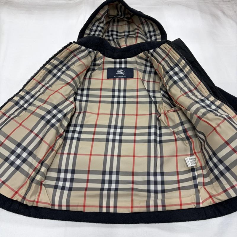 バーバリーロンドン Burberry London コート コート一般 ダッフルコート ジップアップ ノバチェック 90cm チェック 紺 / ネイビー / navy ガールズ USED 古着 中古 50156895