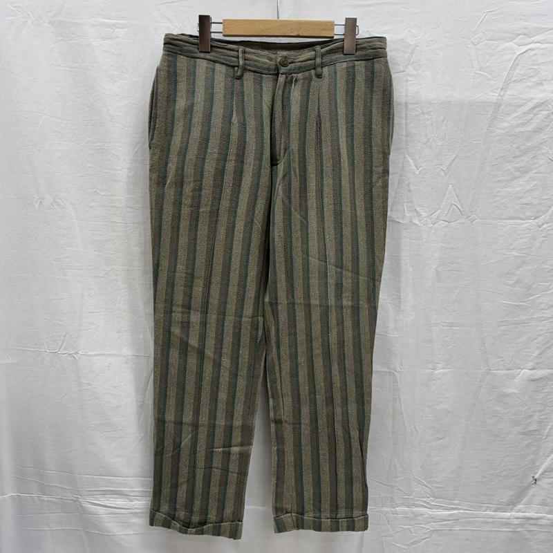 古着 USED トップス トップス MASH マッシュ ヘンプ コットン ストライプ セットアップ プルオーバー シャツ パンツ - ストライプ メンズ USED 古着 中古 50156901