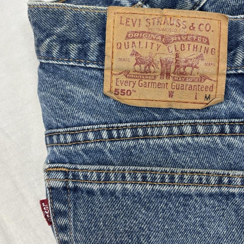 リーバイス Levi s パンツ デニム、ジーンズ 2000年代 USA製 550 テーパード デニム パンツ 00s - レディース USED 古着 中古 50156908