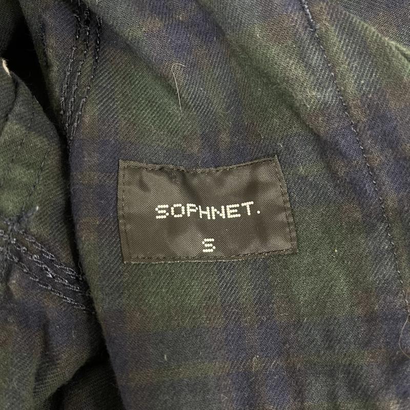 ソフネット SOPHNET. ジャケット、上着 ジャンパー、ブルゾン シャツ ジャケット アウター タータン チェック柄 長袖 S 緑 / グリーン / green メンズ USED 古着 中古 50156920
