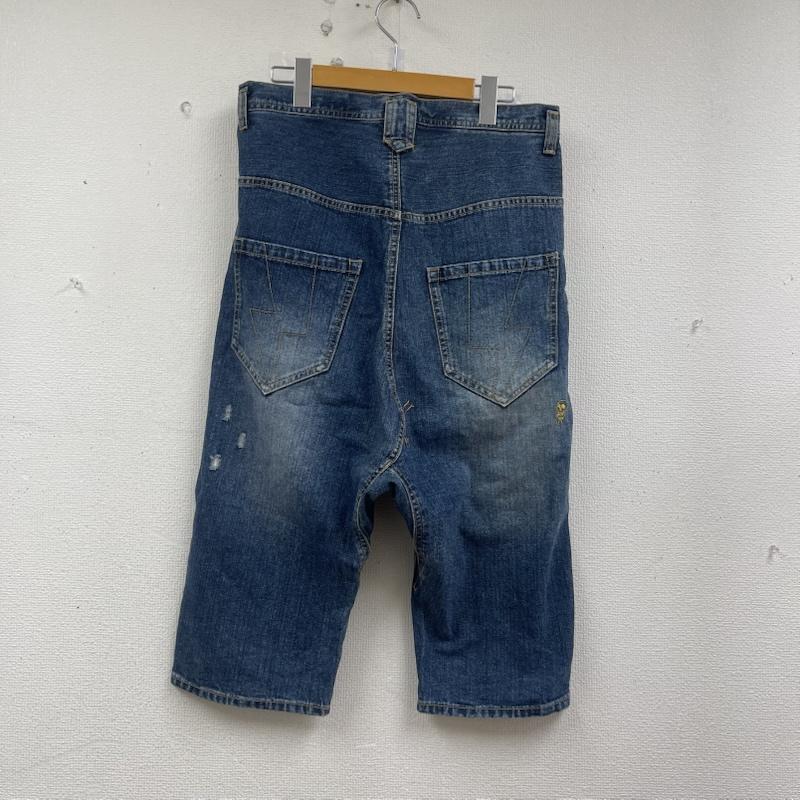 ワールドワイドラブ WORLD WIDE LOVE! パンツ サルエルパンツ サルエル スタッズ ダメージ加工 デニム パンツ 1 インディゴ / インディゴ / Indigo レディース USED 古着 中古 50156926