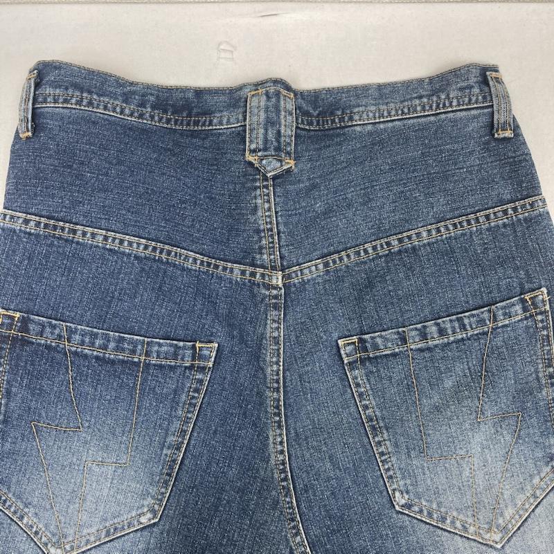 ワールドワイドラブ WORLD WIDE LOVE! パンツ サルエルパンツ サルエル スタッズ ダメージ加工 デニム パンツ 1 インディゴ / インディゴ / Indigo レディース USED 古着 中古 50156926