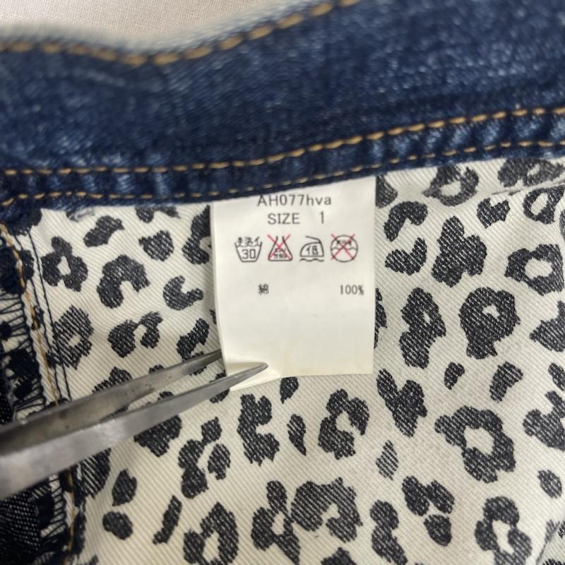 ワールドワイドラブ WORLD WIDE LOVE! パンツ サルエルパンツ サルエル スタッズ ダメージ加工 デニム パンツ 1 インディゴ / インディゴ / Indigo レディース USED 古着 中古 50156926