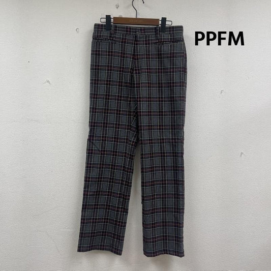 ピーピーエフエム PPFM パンツ ワークパンツ、ペインターパンツ チェック柄 パンツ ポリ レーヨン ボトムス 35-14pc43 マルチカラー / マルチカラー / multicolor メンズ USED 古着 中古 50156927