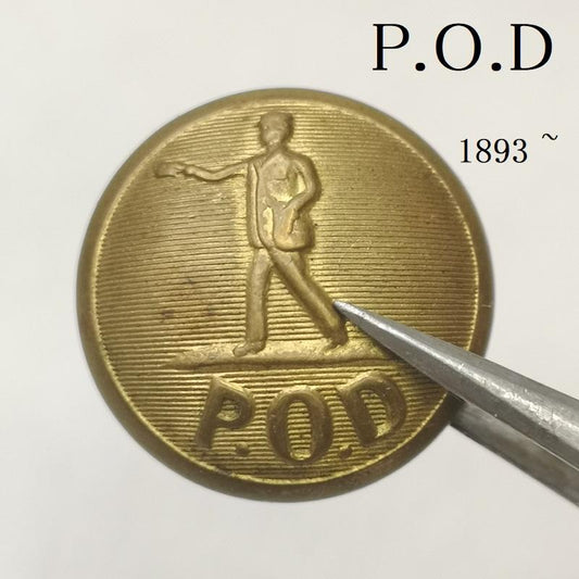 ヴィンテージ VINTAGE ファッション小物 ファッション小物 1893 ~ 1970 P.O.D 配達郵便配達員 Post Office Department 真鍮製制服 ボタン - メンズ USED 古着 中古 50156936